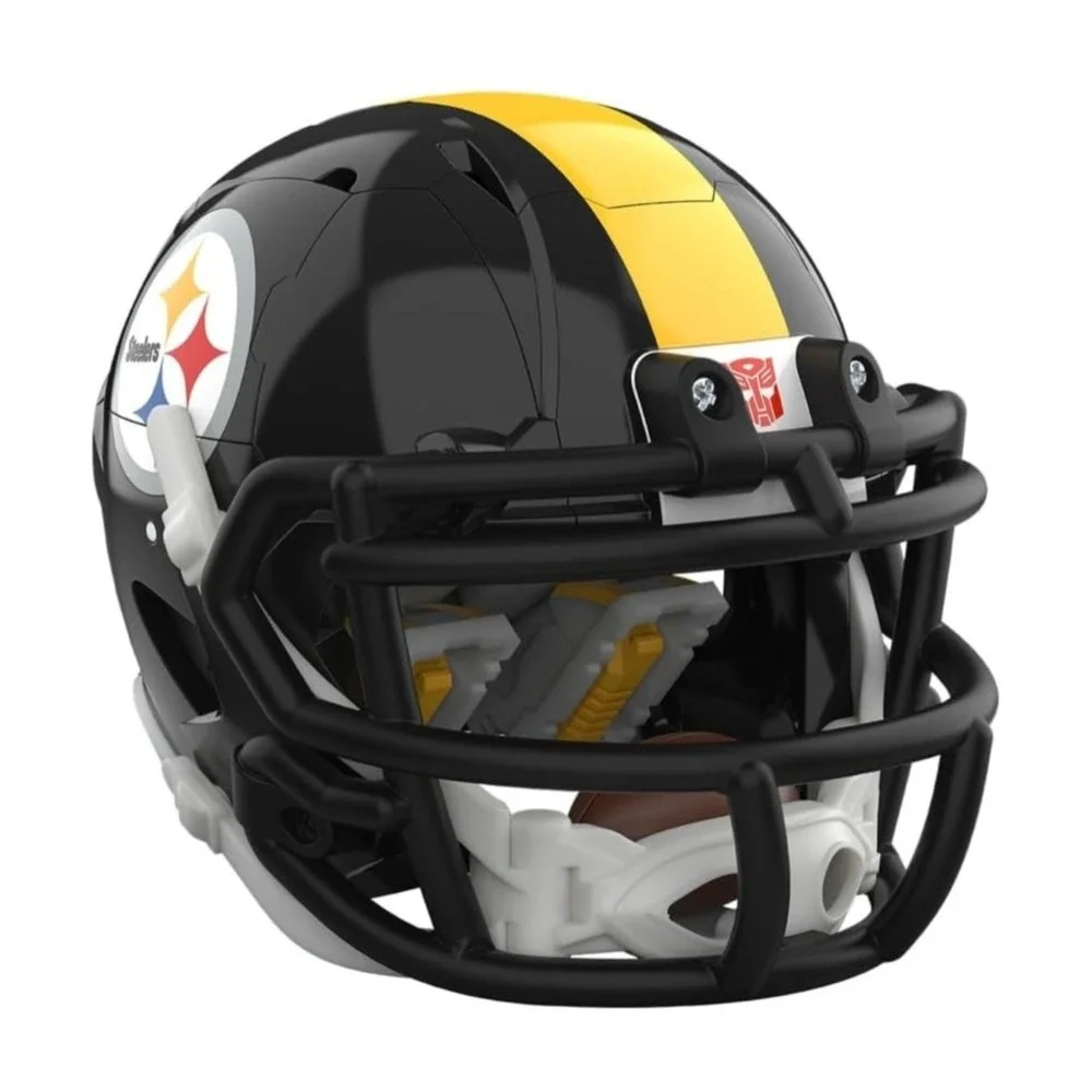 Transformers NFL Steelsmash Pittsburgh Steelers Action Figure Helmet 2-in-1 Toy
